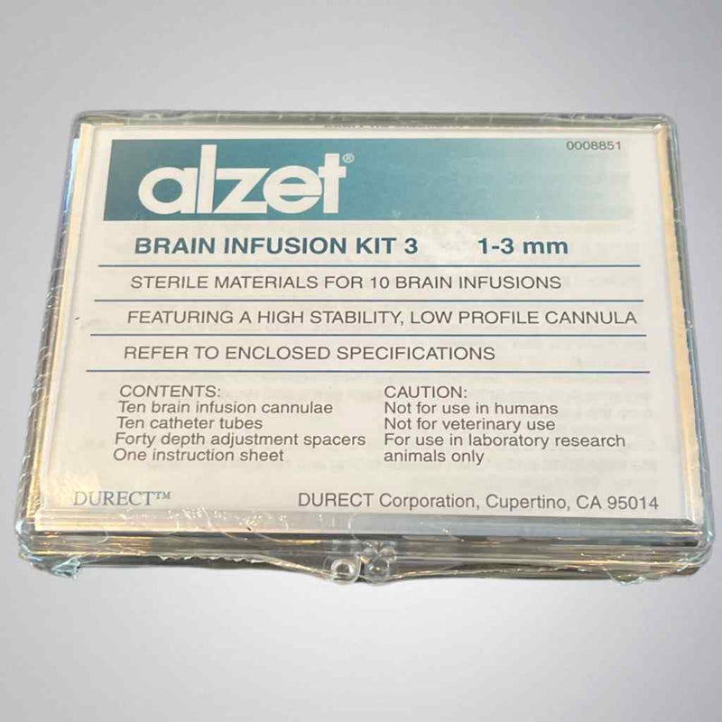 Alzet Brain Infusion Kit 3 1 - 3 mm Materials for 10 Infusions