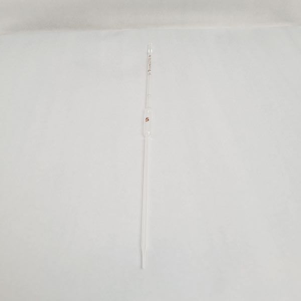 Corning Certified Volumetric Pipet 5 ml Grade A 39.2 cm White Total of 7 Pipettes