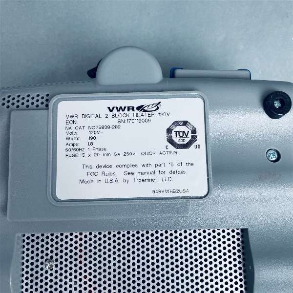 VWR Digital Dry Bath Dual Block Heater with Warranty