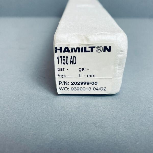 Jeringa para cromatografía Hamilton Microliter, 500 ul, 1 barril en total