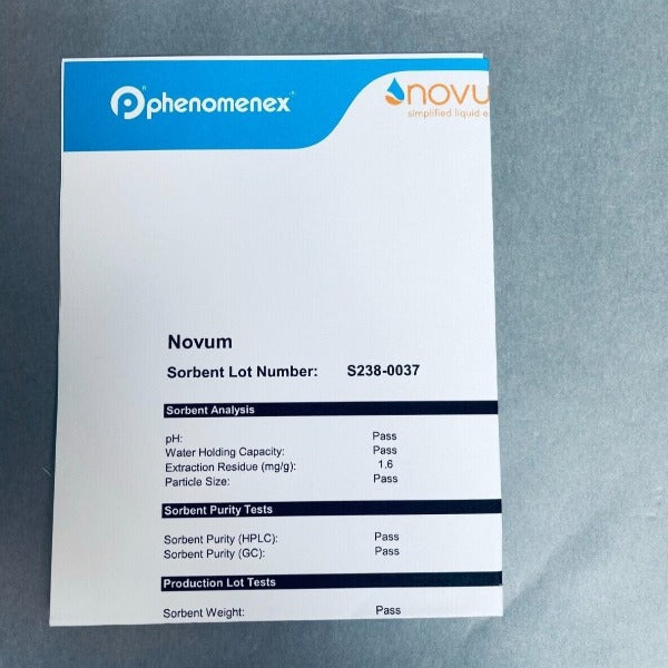 Phenomenex Novum SLE Mini Microplate 96 Well Total of 2 Plates