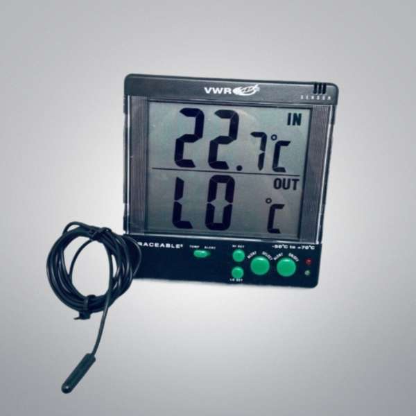 VWR Traceable Big Digit Thermometer 4 Alarm with Calibration