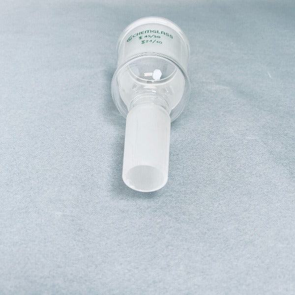 Chemglass Glass Connecting Adapter 45/50 Outer 24/40 Inner