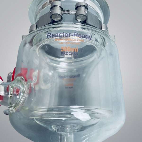 Radleys Vacuum Jacketed Process Vessel Kit 500 ml with Stirrer and Probe