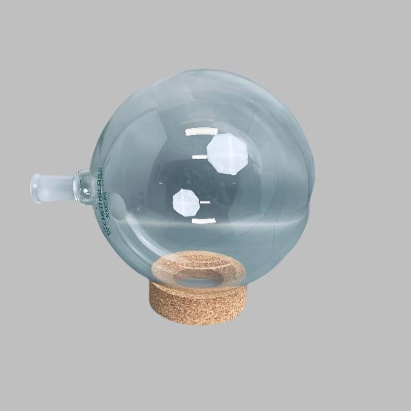 Chemglass Round Bottom Flask 5000 ml Single Neck 24/40 Outer Joint