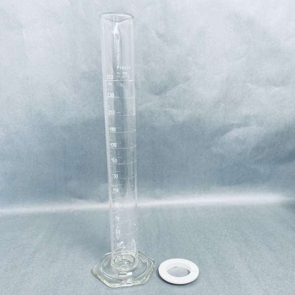 Corning Graduated Cylinder 250 ml Glass Total of 5 Cylinders