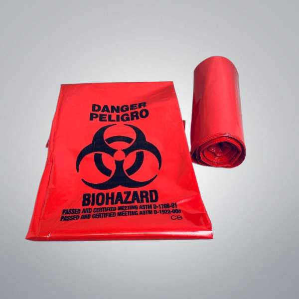 Stericycle Biohazard Bag 45 Gallon 40 in. x 45 in. 3 MIL Thick Total of 90 Bags