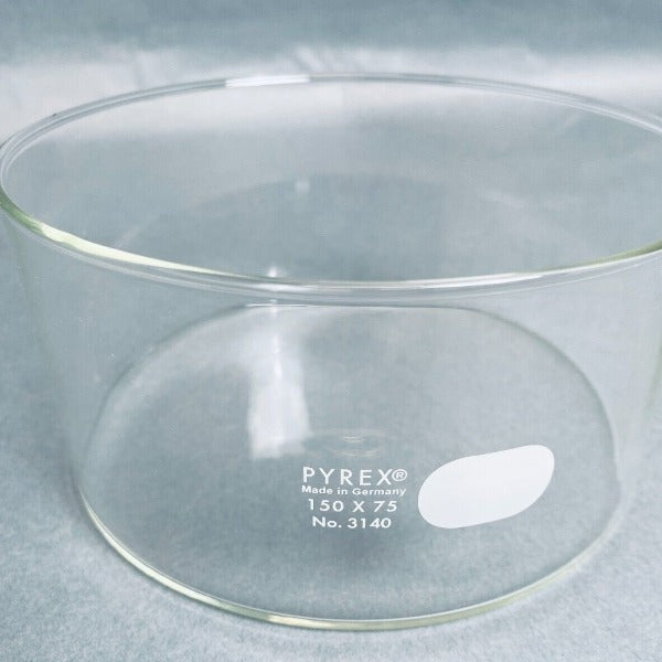 Corning Pyrex Crystalizing Dish 1200 ml 150 x 75 mm with Heavy Duty Rim 2 Dishes