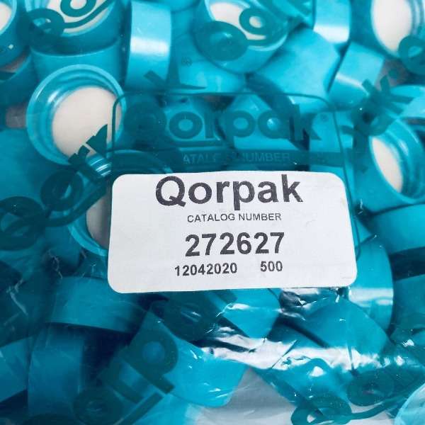 Qorpak Green Thermoset Cap with F217 PTFE Liner 22-400 500 Caps