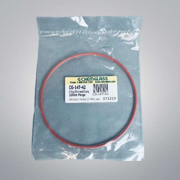 Chemglass O-Ring FEP Silicone for 120 mm Flange Total of 4 O-Rings