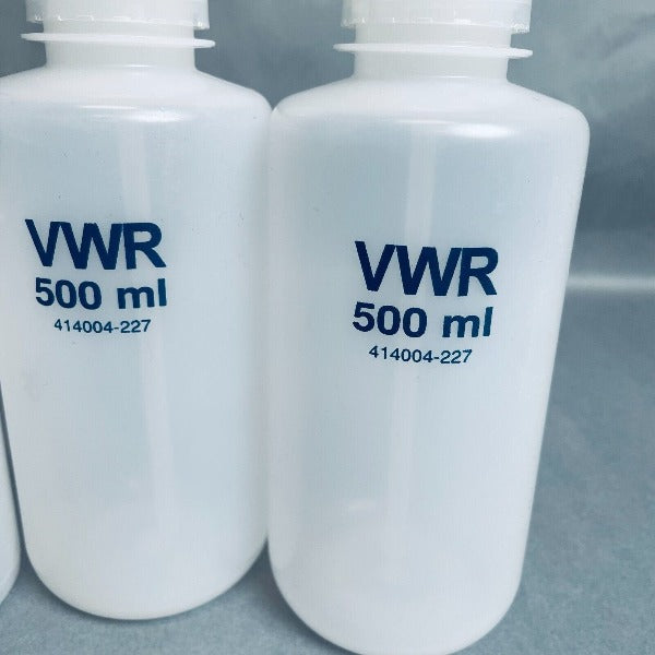 VWR Wash Bottle Two 500 ml and One 250 ml Total of 3 Bottles