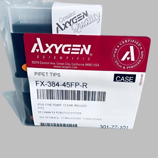 Axygen Pipette Tips 45 ul Fine Point 2 Racks with 384 Tips Each