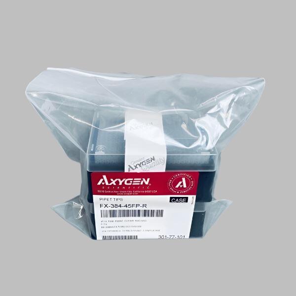 Axygen Pipette Tips 45 ul Fine Point 2 Racks with 384 Tips Each