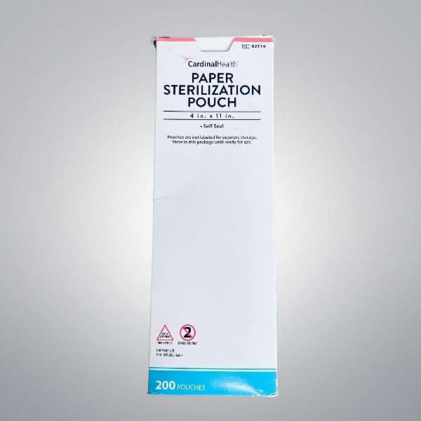 Cardinal Health Paper Sterilization Pouch 4 in. x 11 in. Total of 160 Pouches