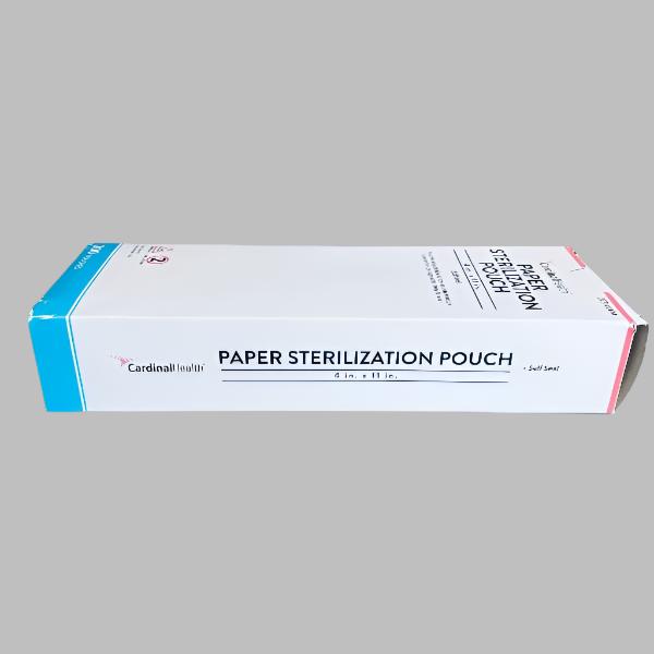 Cardinal Health Paper Sterilization Pouch 4 in. x 11 in. Total of 160 Pouches