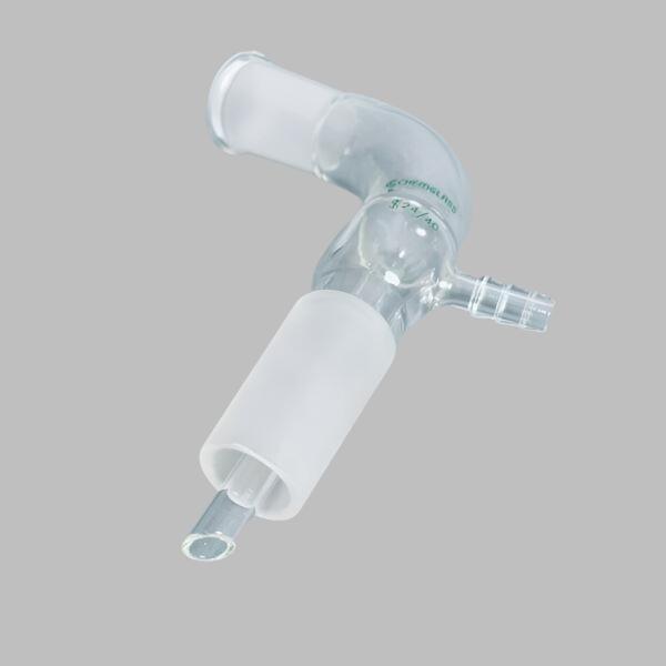 Chemglass Vacuum Take Off Adapter Style A 24/40 Joint 105 Degrees