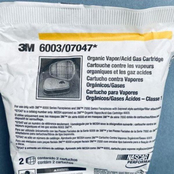 3M Organic Vapor Acid Gas Respirator Cartridge Pack of 2 Cartridges