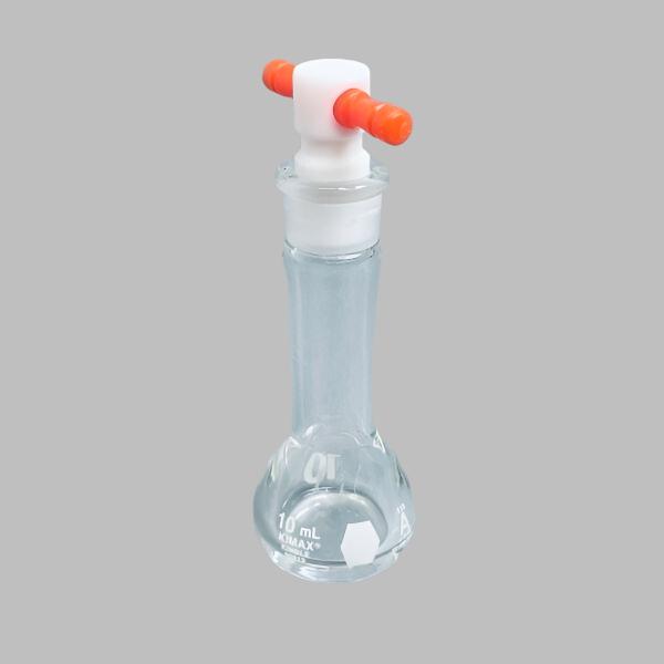 Kimble Kimax Volumetric Flask 10 ml Grade A with PTFE Stopper Total of 8 Flasks