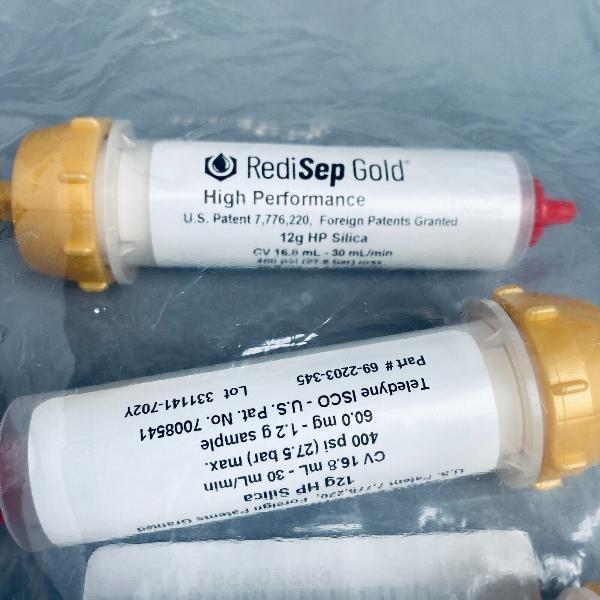 Teledyne ISCO RediSep Gold Silica Gel 12 g Total of 4 Columns