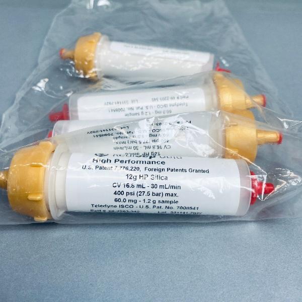 Teledyne ISCO RediSep Gold Silica Gel 12 g Total of 4 Columns