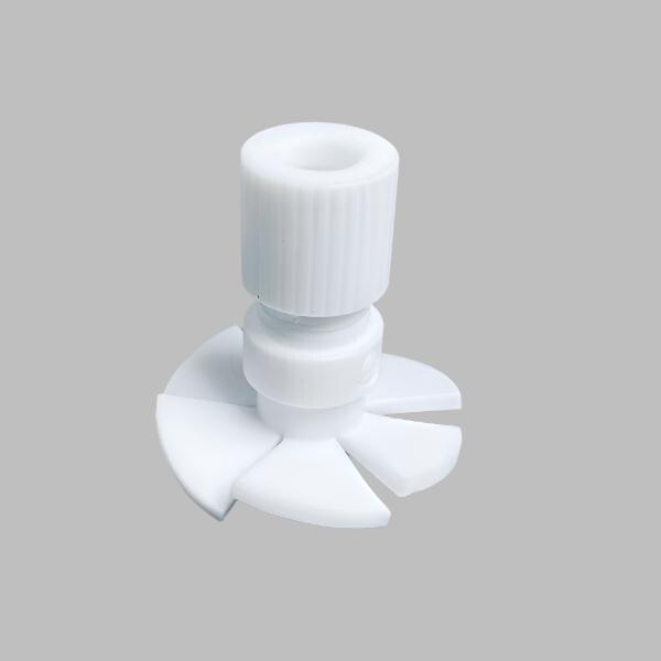 Chemglass Turbine Agitator PTFE with 50 mm Diameter for 10 mm Glass Rod