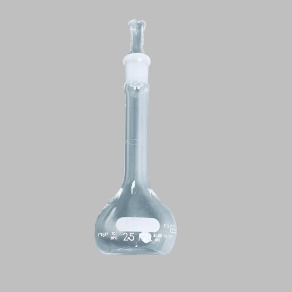 Corning Volumetric Flask 25 ml with Glass Taper Stopper Total of 12 Flasks