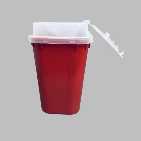 VWR Sharps Container System Red Stackable 2 Gal Total of 4 Containers