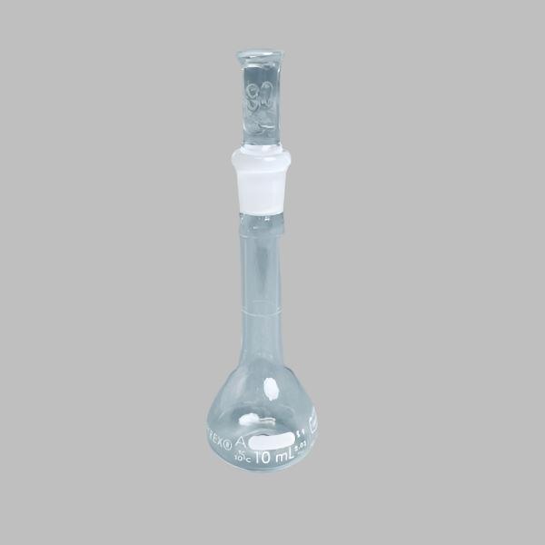 Corning Volumetric Flask 10 ml with Glass Taper Stopper Total of 9 Flasks