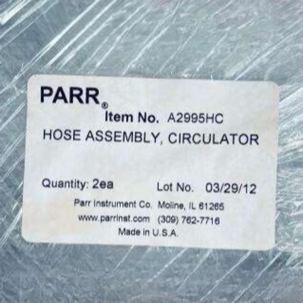 Parr Circulator Hose Assembly Includes 2 Hose Lines