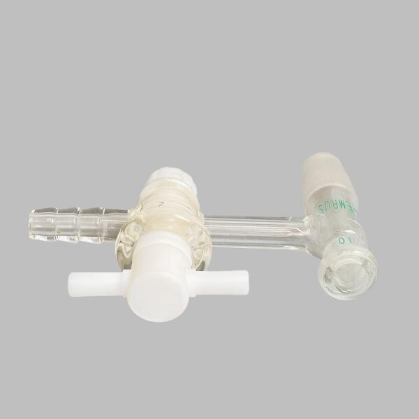 Chemglass Vacuum Adapter with PTFE Stopcock 14/20 Joint Adapter