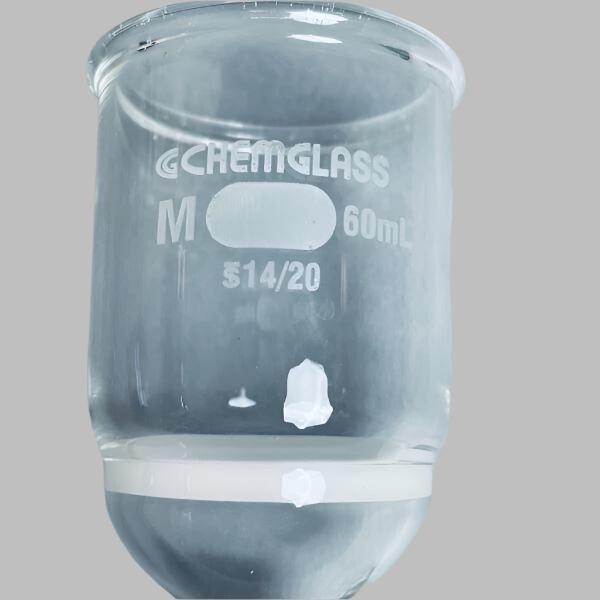 Chemglass Buchner Filter Funnel 60 ml 14/20 Lower Vacuum Assembly Medium Frit