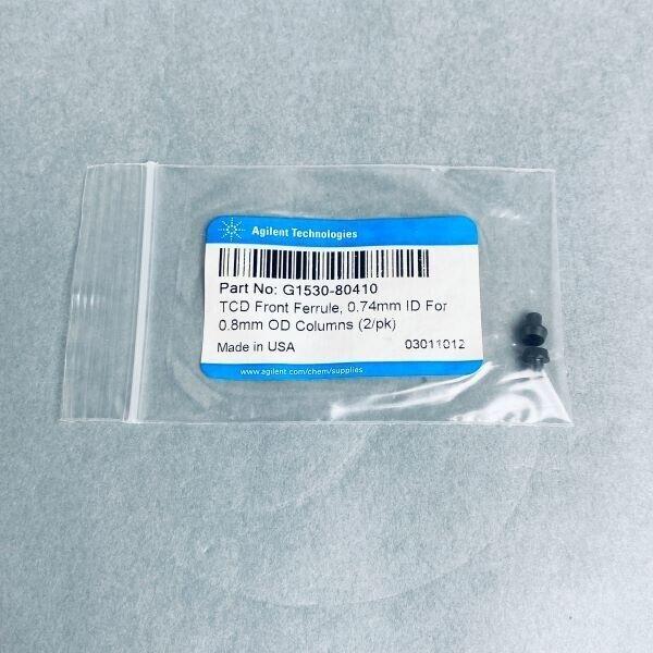 Agilent TCD Front Ferrule 0.74 mm ID for 0.8 mm OD Columns Pack of 2 Ferrules