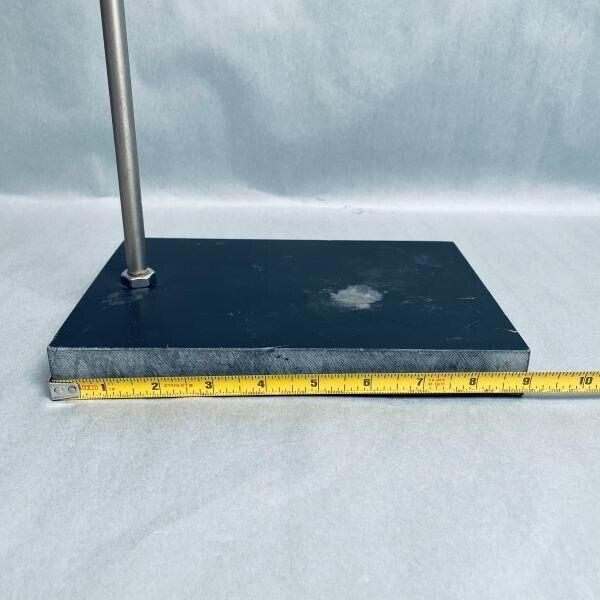 Heavy Duty Support Laboratory Stand with Granite Base 9 x 6 in. with 23 in. Rod