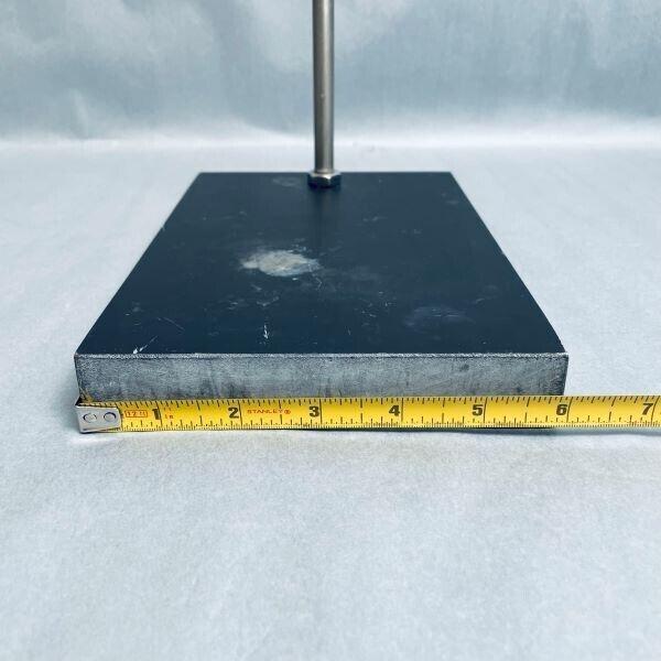 Heavy Duty Support Laboratory Stand with Granite Base 9 x 6 in. with 23 in. Rod