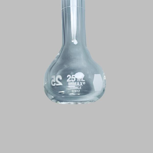 Kimble Kimax Volumetric Flask 25 ml Grade A with PTFE Stopper Total of 10 Flasks