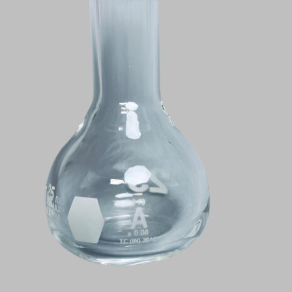 Kimble Kimax Volumetric Flask 25 ml Grade A with PTFE Stopper Total of 10 Flasks