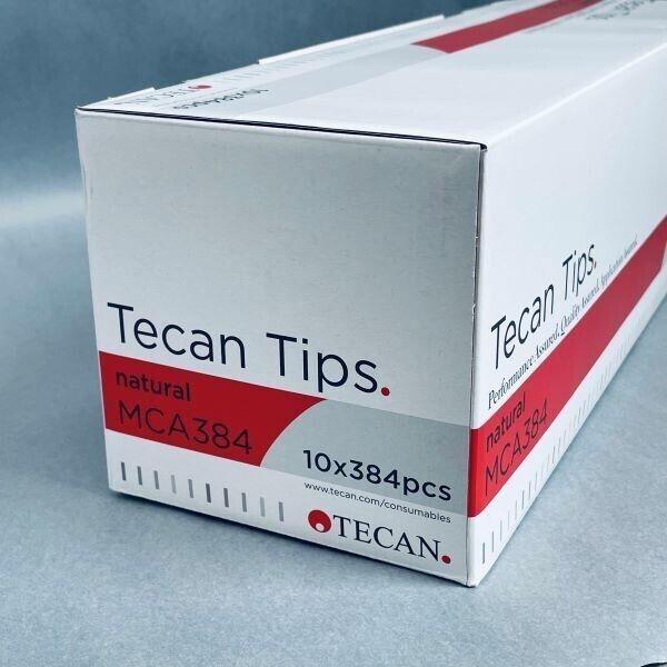 Tecan Pipet Tip 125 ul with Filter Multiple Channel Arm 10 Racks with 384 Tips