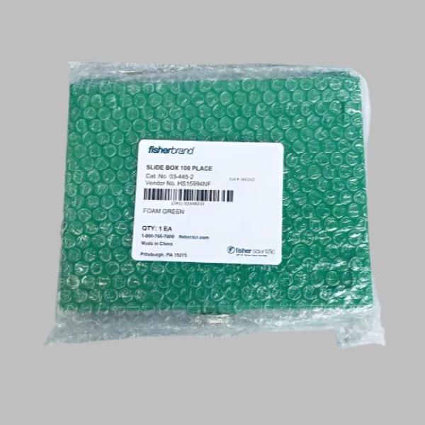 Fisherbrand Premium Microscope Slide Box Green Total of 10 Boxes