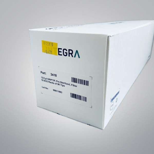 Integra Pipet Tip 12.5 ul Filtered 10 Racks with 96 Tips Each - Total of 960 Tips