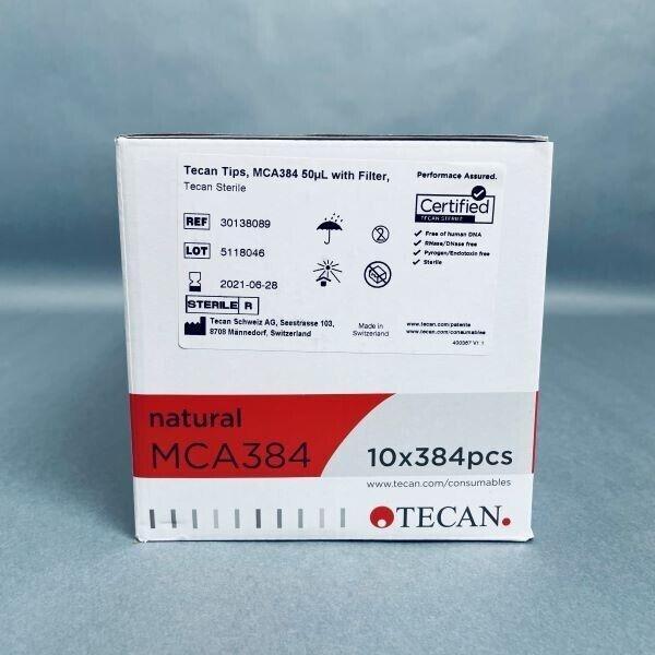 Tecan Pipet Tip 50 ul with Filter Multiple Channel Arm 10 Racks with 384 Tips