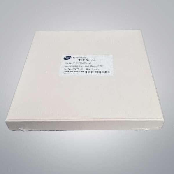 Agela TLC Silica Gel Glass Plate F254 200 x 200 mm Box of 10 Plates