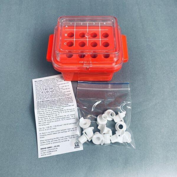 Brand Mini Cooler for 0.2 - 2 ml Tubes 12 Place Includes Tube Adapters