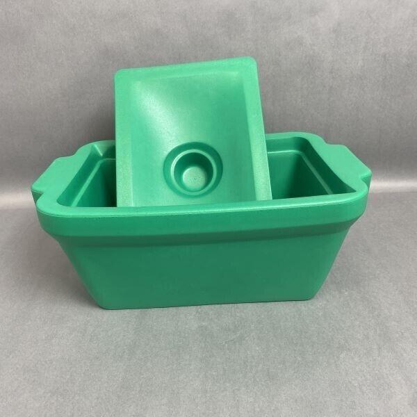 Fisherbrand EVA-Foam Ice Pan Green 4 L with Lid