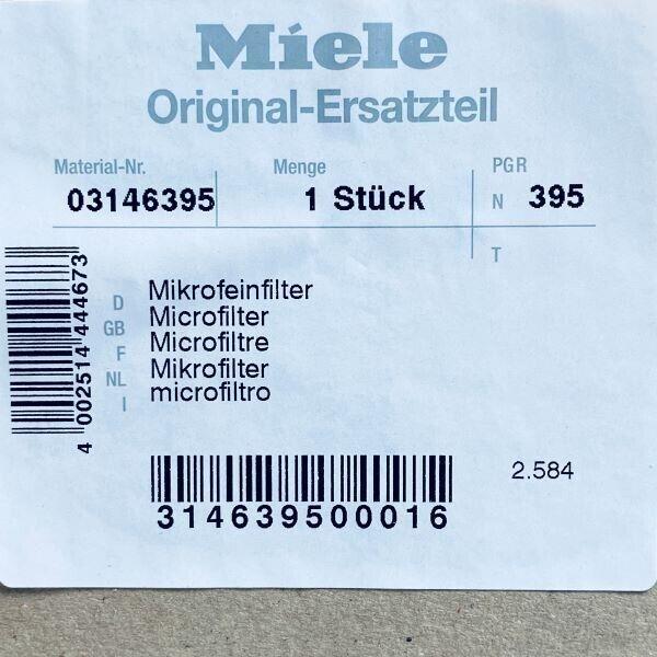 Miele Microfine Filter Total of 13 Filters