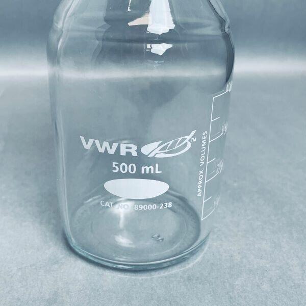 VWR Media Storage Bottle with GL45 Screw Cap Total of 4 Bottles