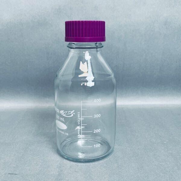 VWR Media Storage Bottle with GL45 Screw Cap Total of 4 Bottles