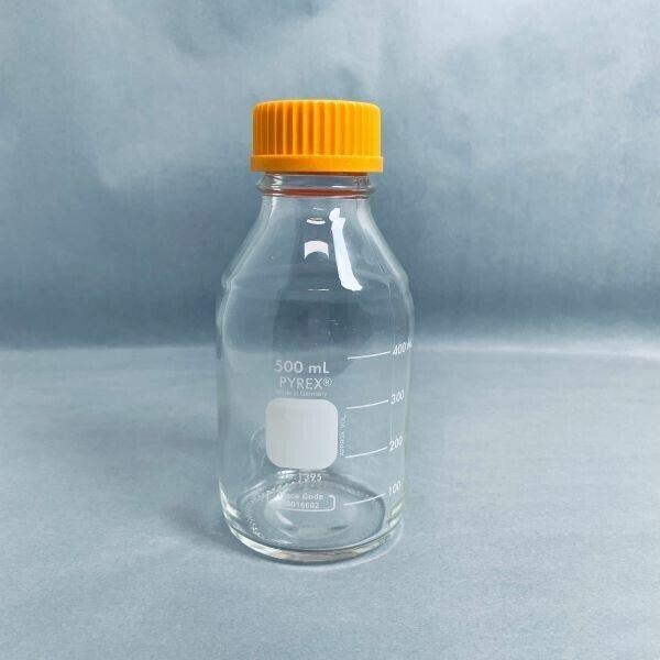 Corning Pyrex Media Storage Bottle 500 ml with Cap Total of 10 Bottles