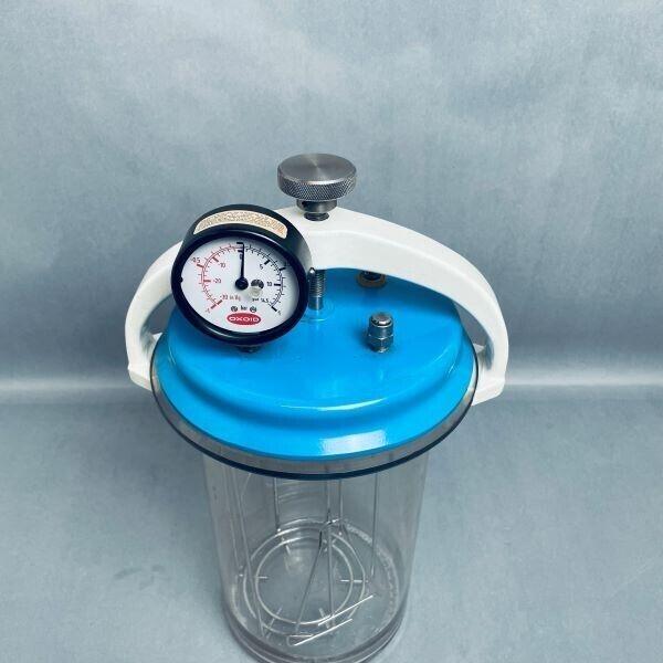 Oxiod Anaerobic Jar 3.5 L with Lid and Pressure Gauge