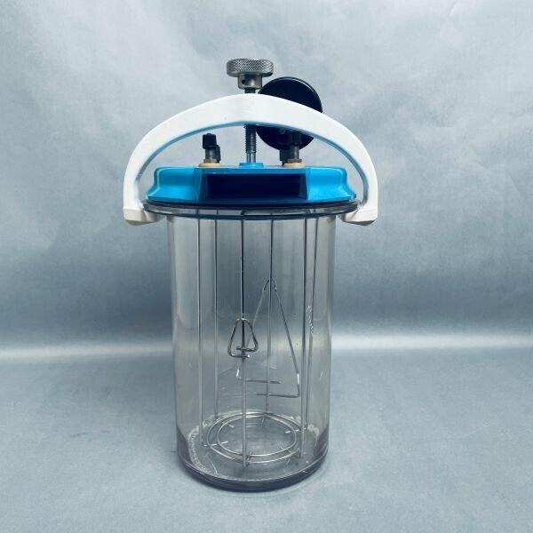 Oxiod Anaerobic Jar 3.5 L with Lid and Pressure Gauge