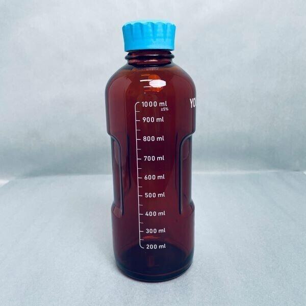 Duran Youtility Bottle 1000 ml Amber Graduated with Screw Cap Total of 4 Bottles